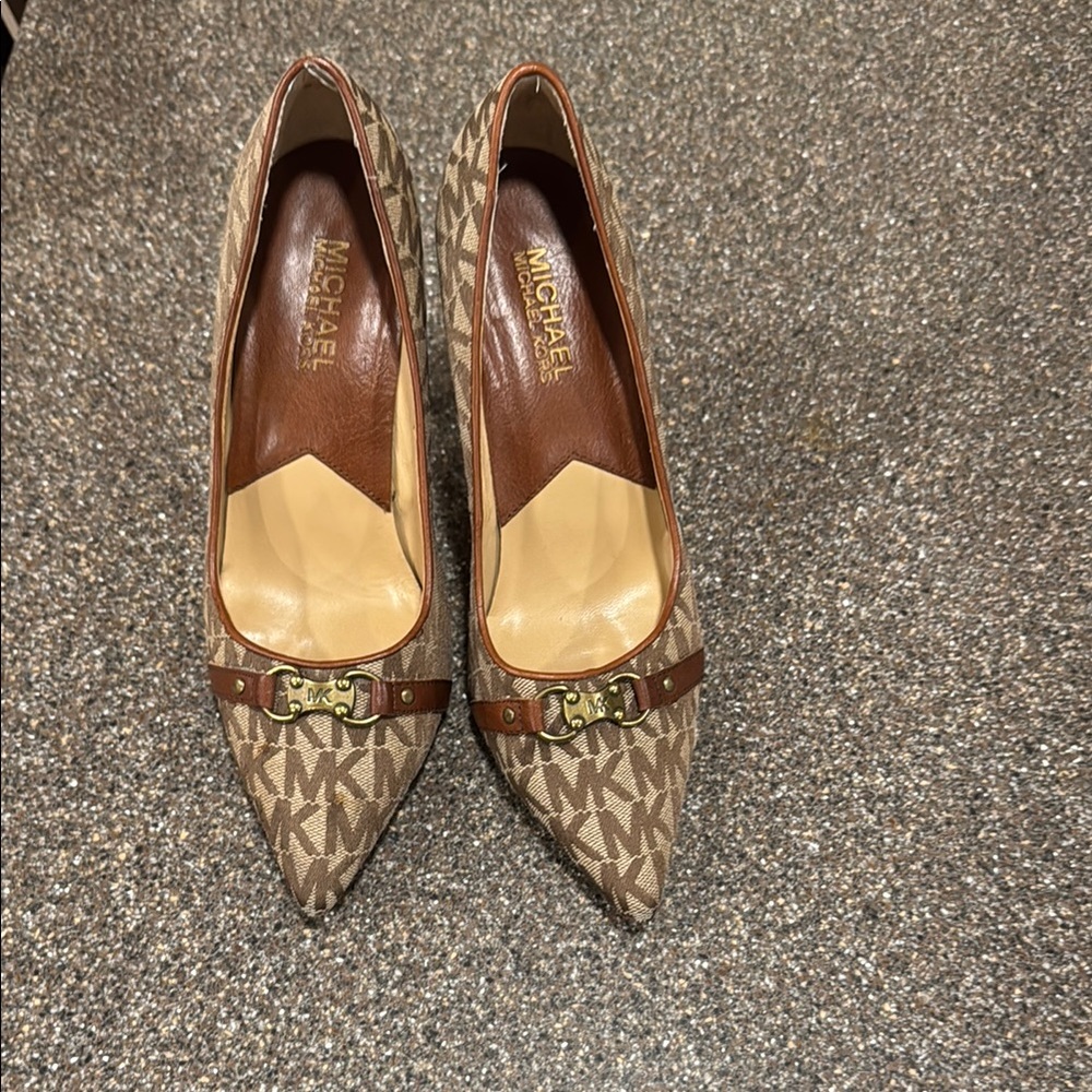 Michael Kors Brown Monogram Women's Shoes